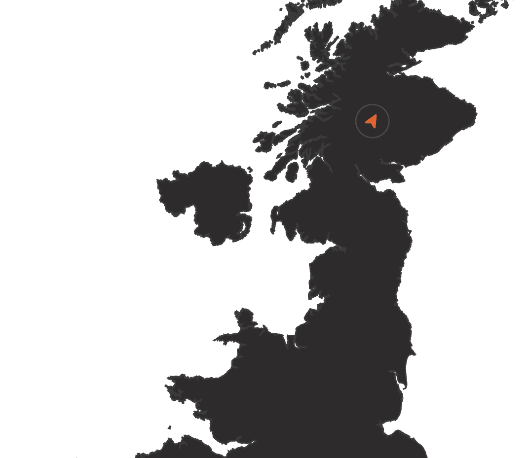 Service coverage map